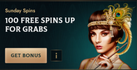 100 Free Spins<br>UP FOR GRABS