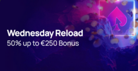 Wednesday Reload<br>50% up to A$250 Bonus