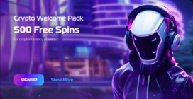Crypto Welcome Pack<br>500 Free Spins