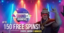 Sound of Spins<br>Win up to 150 Free Spins