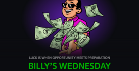 Billy’s Wednesday Cashback<br>10% Cashback on Tuesday